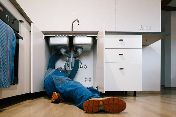 Professional Drain Cleaning technician working in Canon, GA